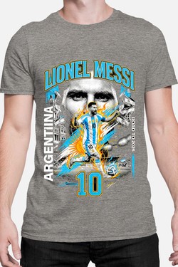 Messi BOOTLEG1 - Tshirt Homme-BLANC