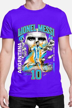 Messi BOOTLEG1 - Tshirt Homme-BLANC