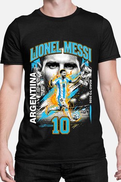 Messi BOOTLEG1 - Tshirt Homme-BLANC