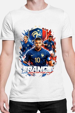 Bootleg France 1 Raw - Tshirt Homme-BLEU ROI