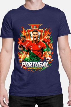 Bootleg Portugal 1 Raw - Tshirt Homme-BLEU ROI