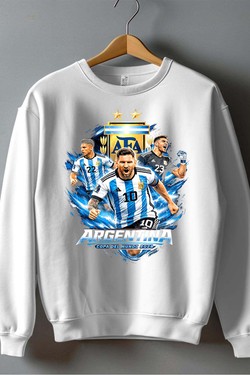 Bootleg Argentina Raw - Sweat Col Rond Homme-BLANC