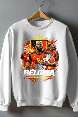 Bootleg Belgica 1 Raw - Sweat Col Rond Homme-BLEU ROI