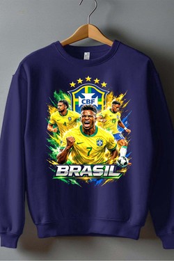Bootleg Brasil 1 Raw - Sweat Col Rond Homme-ROUGE