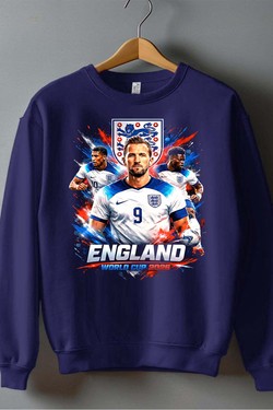 Bootleg England 1 Raw - Sweat Col Rond Homme-BLANC