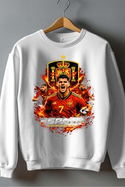 Bootleg Espana 1 Raw - Sweat Col Rond Homme-BLANC
