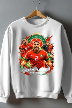 Bootleg Maroc 1 Raw - Sweat Col Rond Garçon-ROUGE