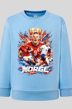 Bootleg Norge 1 Raw - Sweat Col Rond Garçon-BLEU ROI