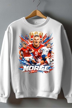 Bootleg Norge 1 Raw - Sweat Col Rond Garçon-BLEU ROI