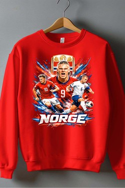 Bootleg Norge 1 Raw - Sweat Col Rond Garçon-BLEU ROI