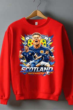 Bootleg Scotland 1 Raw - Sweat Col Rond Garçon-BLEU ROI