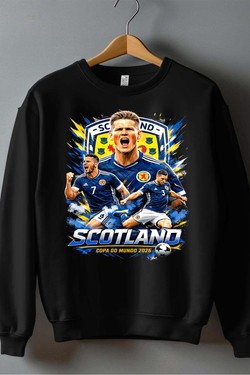 Bootleg Scotland 1 Raw - Sweat Col Rond Garçon-BLEU ROI