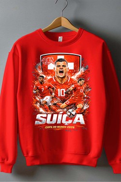 Bootleg Suica 1 Raw - Sweat Col Rond Garçon-ROUGE