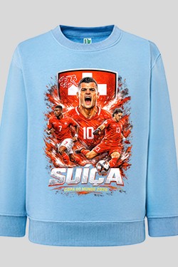 Bootleg Suica 1 Raw - Sweat Col Rond Garçon-ROUGE