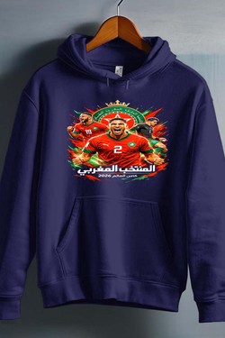 Bootleg Maroc 1 Raw - Sweat capuche Homme-BLEU ROI