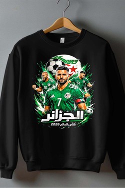 Bootleg Algérie 1 Raw - Sweat Col Rond Homme-ROUGE