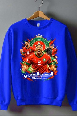 Bootleg Maroc 1 Raw - Sweat Col Rond Homme-MARINE