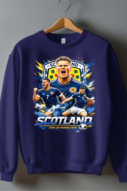 Bootleg Scotland 1 Raw - Sweat Col Rond Homme-NOIR