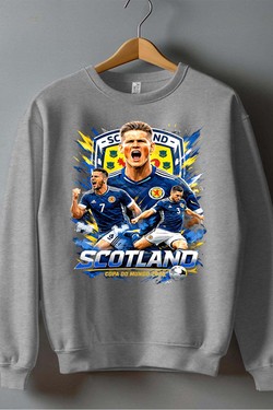 Bootleg Scotland 1 Raw - Sweat Col Rond Homme-NOIR