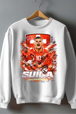 Bootleg Suica 1 Raw - Sweat Col Rond Homme-BLANC