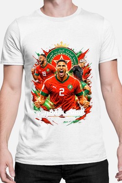 Bootleg Maroc 1 Raw - Tshirt Homme-BLEU ROI