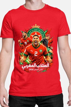 Bootleg Maroc 1 Raw - Tshirt Homme-BLEU ROI