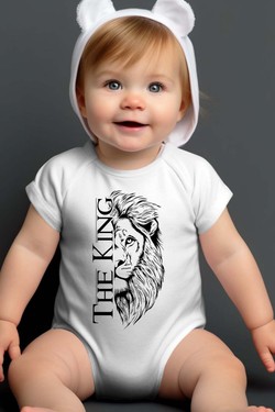 THE king - Body bébé-NOIR
