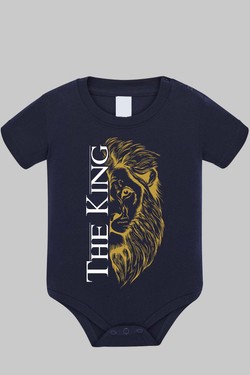 THE king - Body bébé-NOIR