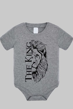 THE king - Body bébé-NOIR