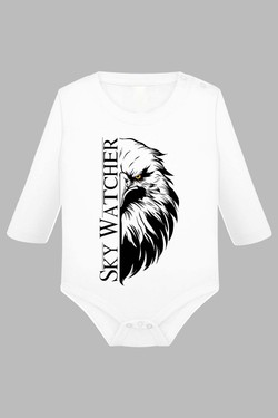 T sky watcher - Body Manche longue bébé-GRIS