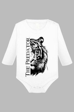 The pridator - Body Manche longue bébé-NOIR