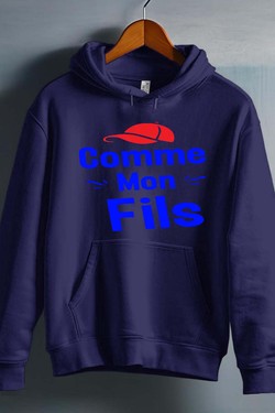 comme mon fils - Sweat capuche Homme-NOIR