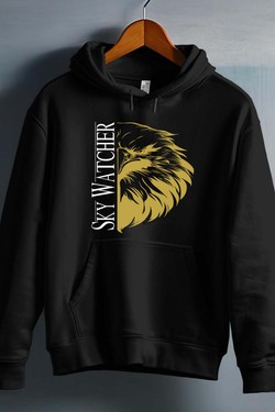 T sky watcher - Sweat capuche Homme-BLEU ROI