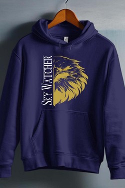 T sky watcher - Sweat capuche Homme-BLEU ROI