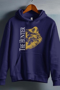 THE  hunter - Sweat capuche Homme-ROUGE
