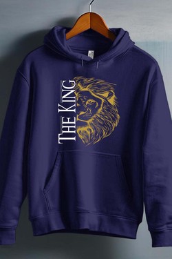 THE king - Sweat capuche Homme-BLANC