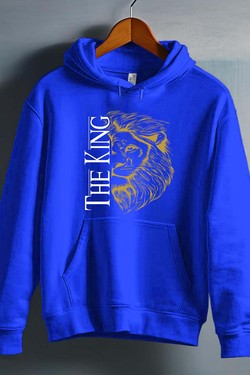 THE king - Sweat capuche Homme-BLANC