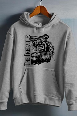 The pridator - Sweat capuche Homme-BLANC