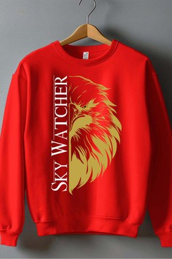 T sky watcher - Sweat Col Rond Homme-BLEU ROI