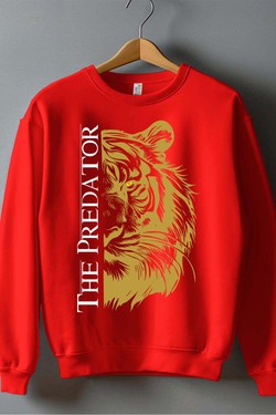 The pridator - Sweat Col Rond Homme-NOIR