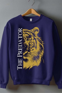 The pridator - Sweat Col Rond Homme-NOIR