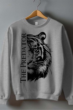 The pridator - Sweat Col Rond Homme-NOIR