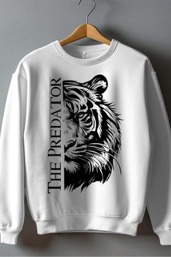 The pridator - Sweat Col Rond Homme-NOIR