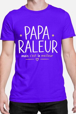 papa raleur - Tshirt Homme-GRIS