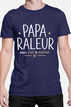papa raleur - Tshirt Homme-GRIS