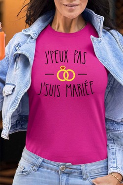 jpeux pas.. mariée F - Tshirt Femme - FC-VERT CLAIR