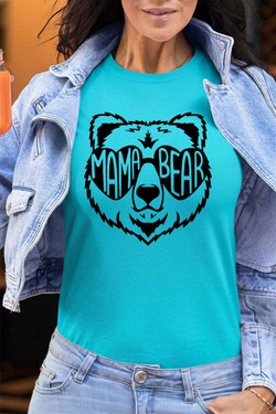mama bear ours - Tshirt Femme - FC-VIOLET
