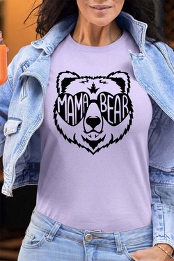 mama bear ours - Tshirt Femme - FC-VIOLET