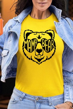 mama bear ours - Tshirt Femme - FC-VIOLET