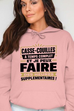 casse hrs supp - Sweat Capuche Femme-BORDEAUX